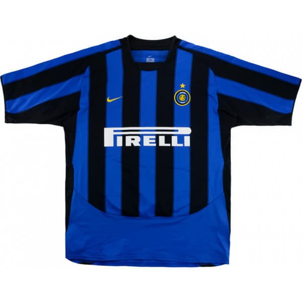 Tailandia Camiseta Inter Milan 1st Retro 2003 2004 Azul